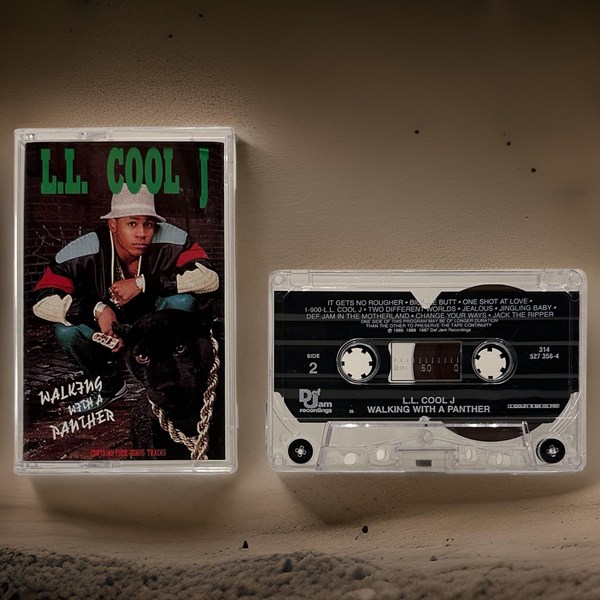 •L.L. COOL J ~ WALKING WITH A PANTHER• ~1989 OG PRESSING~ (CASSETTE TAPE) (1)