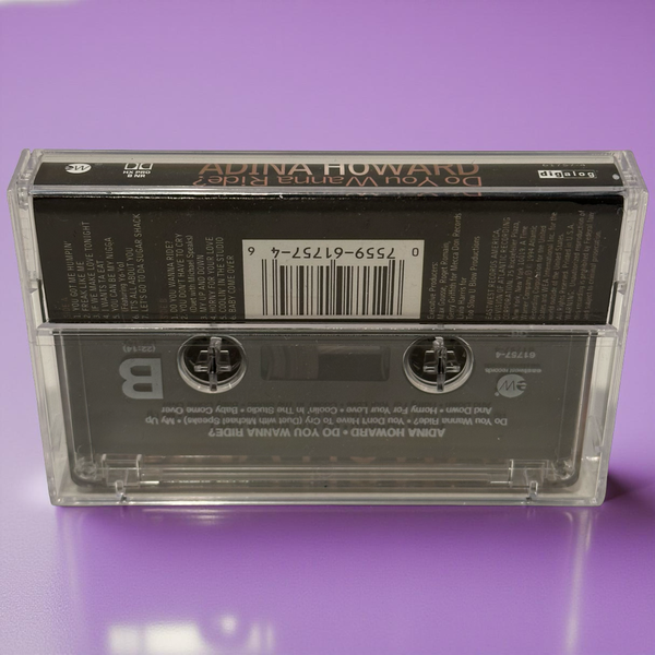 •ADINA HOWARD - DO YOU WANNA RIDE?• ~1995 OG PRESSING~ (CASSETTE TAPE)