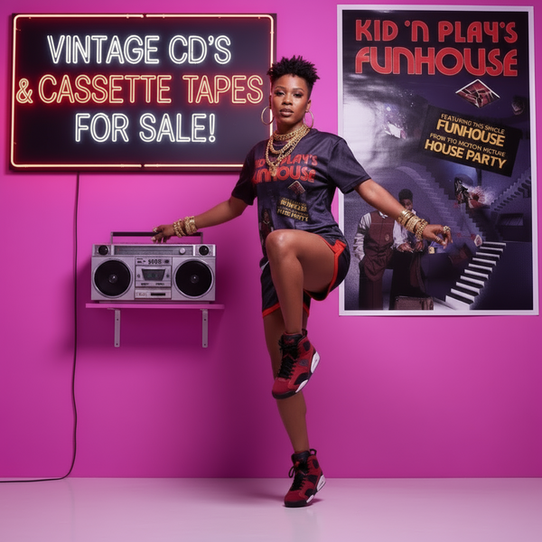 •KID ‘N PLAY ~ FUNHOUSE• ~1990 OG PRESSING~ (CASSETTE TAPE)