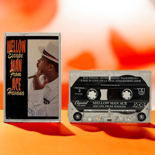 •MELLOW MAN ACE ~ ESCAPE FROM HAVANA• ~1989 OG PRESSING~ (CASSETTE TAPE) (2)
