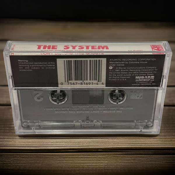 •THE SYSTEM ~ DON’T DISTURB THIS GROOVE• ~1987 OG PRESSING~ (CASSETTE TAPE)