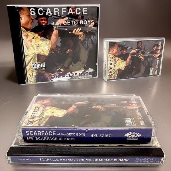 •SCARFACE - MR. SCARFACE IS BACK• (1991) (CASSETTE & CD AVAILABLE) (ORIGINAL PRESSINGS)
