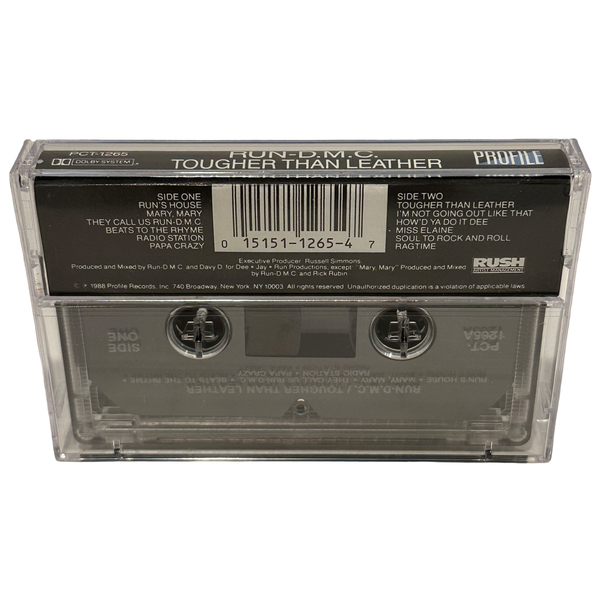 •RUN DMC - TOUGHER THAN LEATHER• ~1988 OG PRESSINGS~ (CD & CASSETTE TAPE)