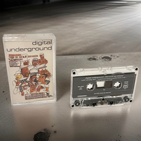•DIGITAL UNDERGROUND ~ THIS IS AN EP RELEASE• (1991 OG PRESSING) (CASSETTE TAPE) (2)