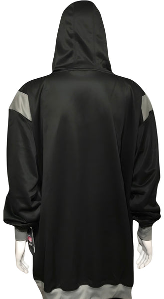 ^RAIDERS^ 1/4 ZIP PULLOVER HOODIES BY MAJESTIC (3XL-TALL)