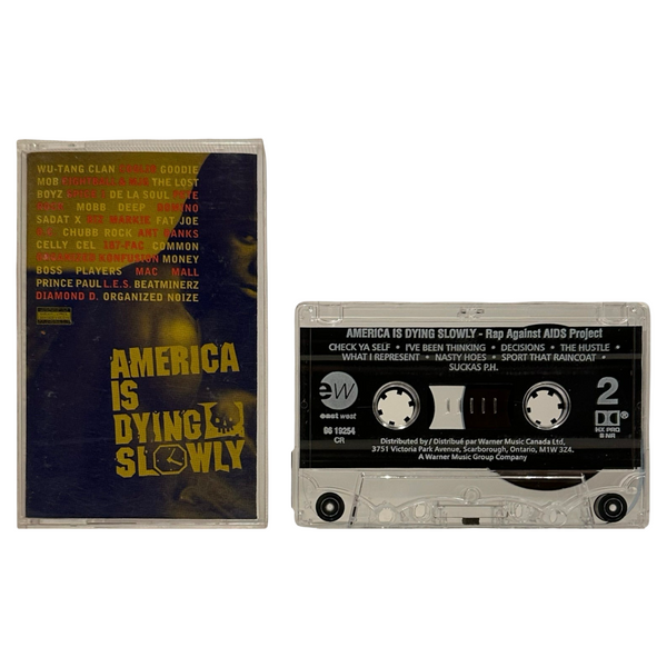 •AMERICA IS DYING SLOWLY - COMPILATION• ~1996 OG PRESSING~ (CASSETTE TAPE)