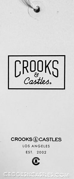 *CROOKS & CASTLES* (WHITE) ~HALF WAY CROOKS~ SHORT SLEEVE T-SHIRTS