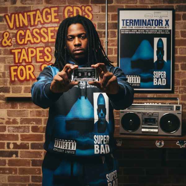 •TERMINATOR X AND THE GODFATHERS OF THREATT ~ SUPER BAD• ~1994 OG PRESSING~ (CASSETTE TAPE) (2)