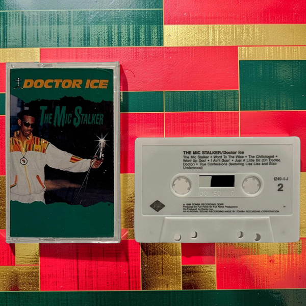 •DOCTOR ICE ~ THE MIC STALKER• ~1989 OG PRESSING~ (CASSETTE TAPE) (2)