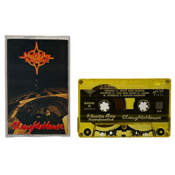 •MASTA ACE INCORPORATED - SLAUGHTERHOUSE• ~1993 OG PRESSING~ (CASSETTE TAPE) (YELLOW SHELL)