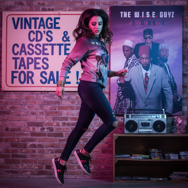 •THE W.I.Z.E. GUYZ - EF YOU EN KAY E• ~1989 HTF PROMOTIONAL COPY~ (CASSETTE TAPE)