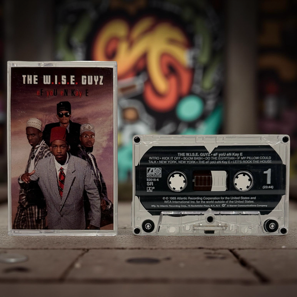 •THE W.I.Z.E. GUYZ - EF YOU EN KAY E• ~1989 HTF PROMOTIONAL COPY~ (CASSETTE TAPE)
