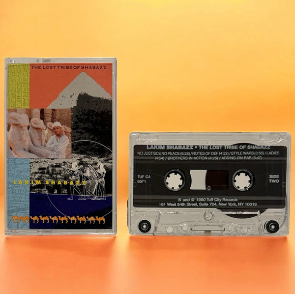•LAKIM SHABAZZ - THE LOST TRIBE OF SHABAZZ• ~1990 OG PRESSING~ (CASSETTE TAPE)