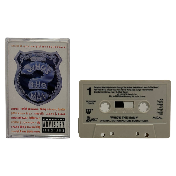 •WHO’S THE MAN? ~ ORIGINAL MOTION PICTURE SOUNDTRACK• ~1993 OG PRESSINGS~ (CD & CASSETTE TAPE)