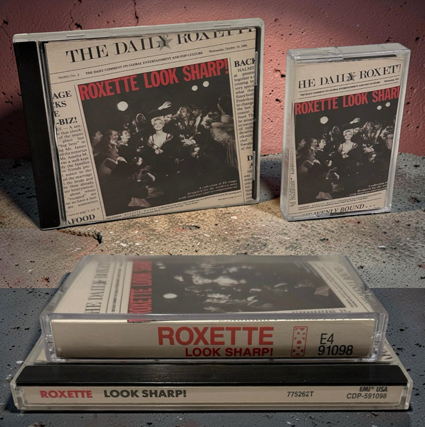 •ROXETTE ~ LOOK SHARP!• ~1988 OG CANADIAN PRESSINGS~ (CD & CASSETTE TAPE)