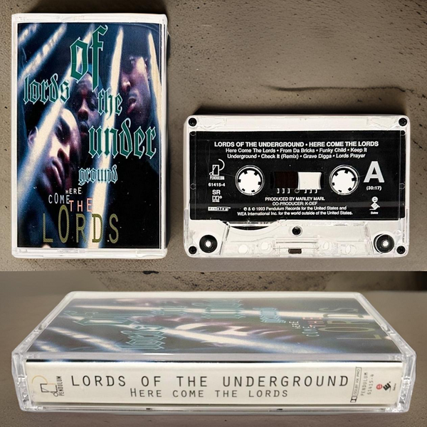 •LORDS OF THE UNDERGROUND - HERE COME THE LORDS• ~1993 OG PRESS~ (CASSETTE TAPE) (1)