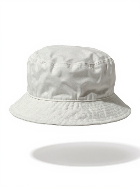 *Bucket Hat* ~Unisex~ •All White• (Small/Medium Fit)
