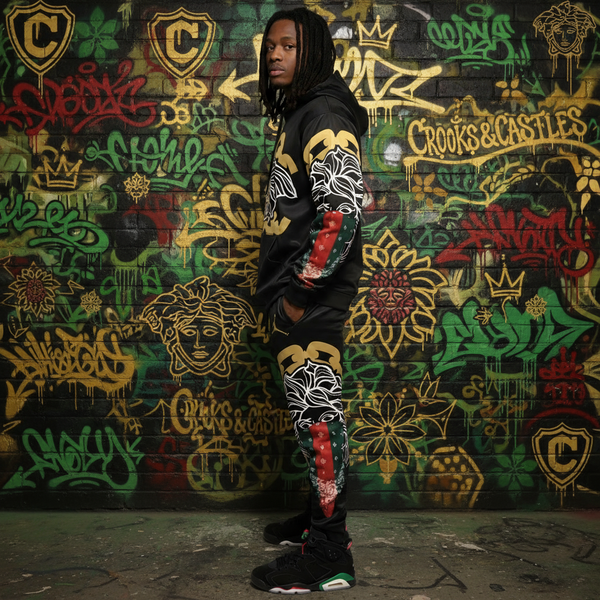 •CROOKS & CASTLES• JOGGER SWEATSUITS (FLEECY SOFT LINED) (1 of 1 Sample)