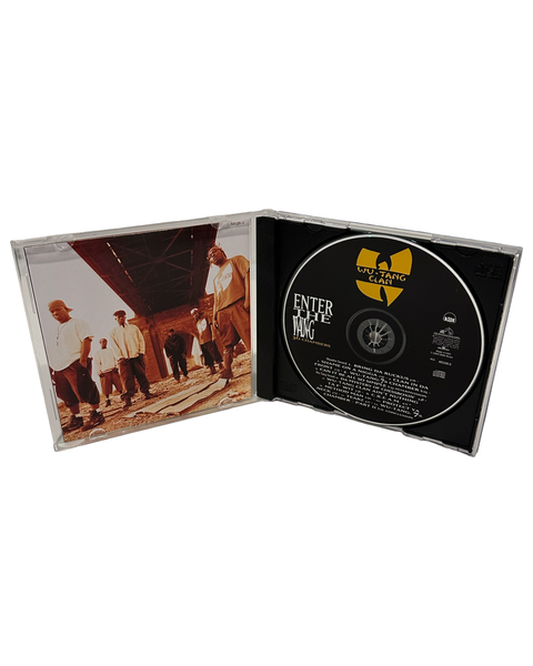 •WU-TANG CLAN - ENTER THE WU-TANG (36 CHAMBERS)• ~1993 OG CANADIAN PRESSINGS~ (CD & CASSETTE TAPE) (BLACK SHELL)