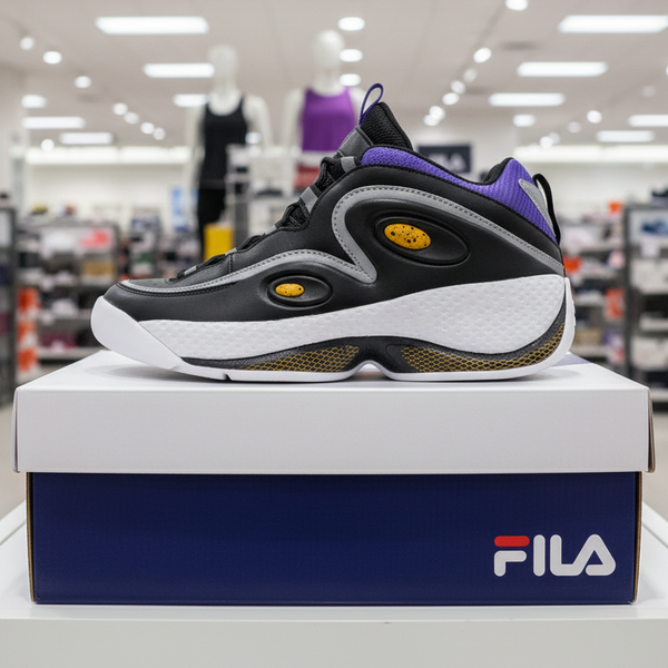 *FILA* ~G-Hill 90’s Throwback B-Ball Sneaks~ (Lakers Colors)