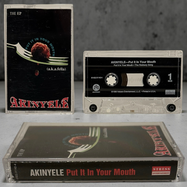 •AKINYELE - PUT IT IN YOUR MOUTH• ~1996 OG EP PRESSING~ (CASSETTE TAPE)