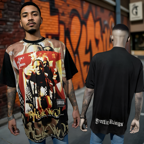 •ONLY BUILT 4 CUBAN LINKS…• Luxury big print tees (Cotton Blends) (UP TO 5XL)