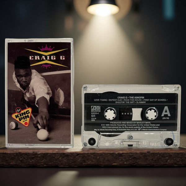•CRAIG G - THE KINGPIN• ~1989 HTF PROMOTIONAL COPY~ (CASSETTE TAPE)