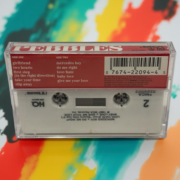 •PEBBLES - PEBBLES• ~1987 OG PRESSING~ (CASSETTE TAPE)