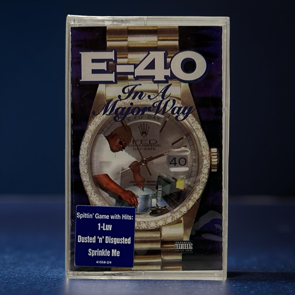 •E-40 - IN A MAJOR WAY• ~1995 OF PRESSING~ (SEALED CASSETTE TAPE)