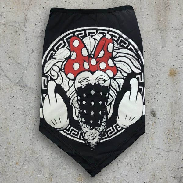 *All Season Face Coverings* ~MIDDLE FINGER MINNIE MOUSE~