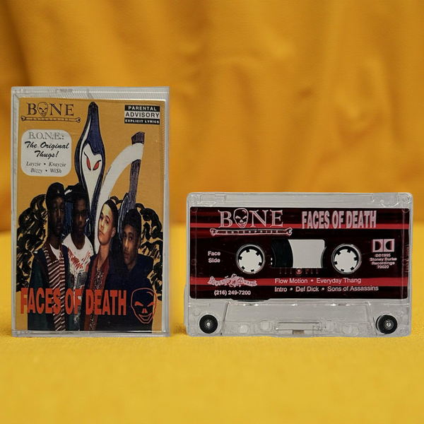 •BONE ENTERPRISE - FACES OF DEATH• ~1993 OG REPRESSING~ (CASSETTE TAPE)