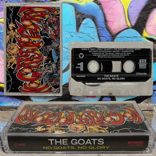 •THE GOATS - NO GOATS, NO GLORY• ~1994 OG PRESSING~ (CASSETTE TAPE)