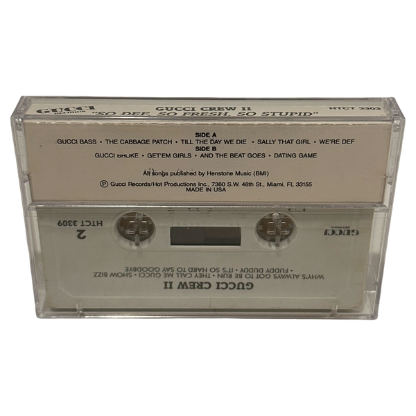 •GUCCI CREW II - “SO DEF, SO FRESH, SO STUPID”• ~1987 OG PRESSINGS~ (CD & CASSETTE TAPE)