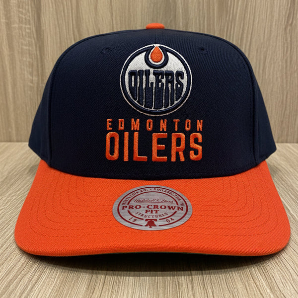 *EDMONTON OILERS* Pro Crown Snapback Hat by Mitchell & Ness