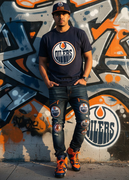 *EDMONTON OILERS* Pro Crown Snapback Hat by Mitchell & Ness