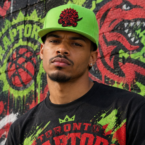 *TORONTO RAPTORS* Fitted hat by Mitchell & Ness (Dynasty Edition) (7-1/4”)