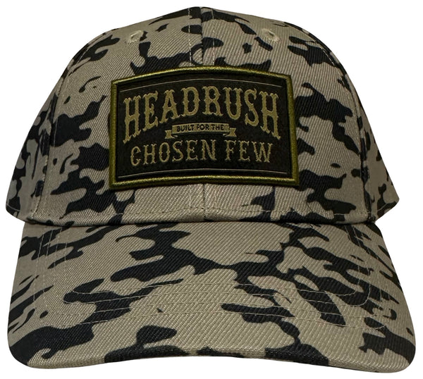 *HEADRUSH* (Camo) ~Built For The Chosen Few~ curved beak snapback hats