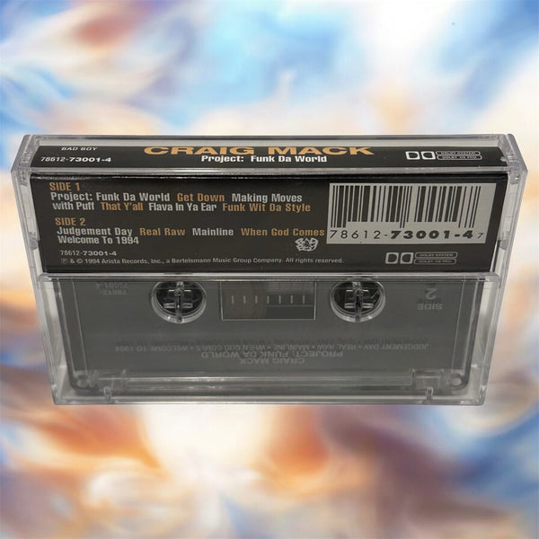 •CRAIG MACK ~ PROJECT: FUNK DA WORLD• ~1994 OG PRESSING~ (CASSETTE TAPE)