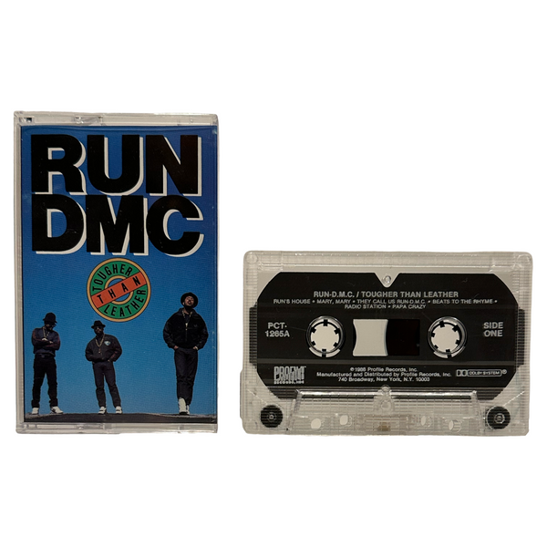 •RUN DMC - TOUGHER THAN LEATHER• ~1988 OG PRESSING~ (CASSETTE TAPE)