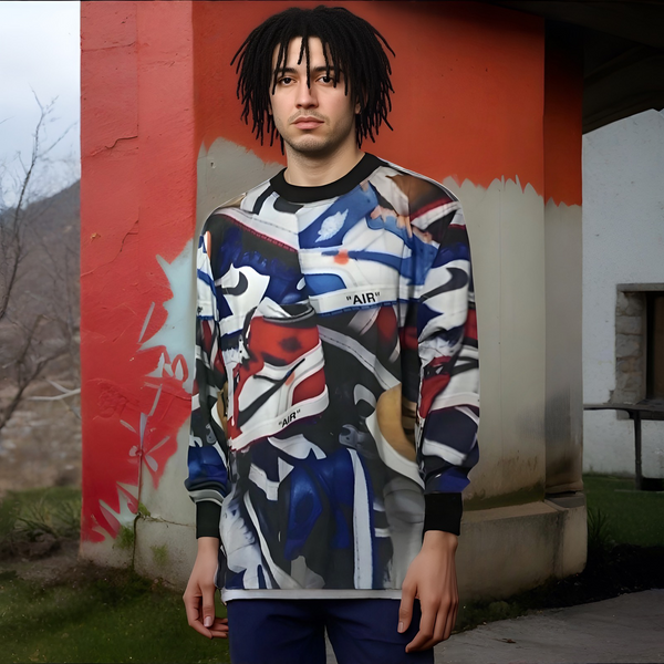 ^OFF SHOES^ ~COLLAGE~ LONG SLEEVE TEES
