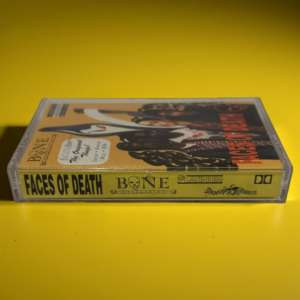 •BONE ENTERPRISE - FACES OF DEATH• ~1993 OG REPRESSING~ (CASSETTE TAPE)