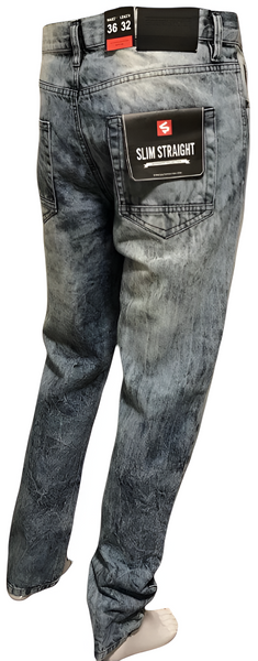 ^SOUTHPOLE^ (LIGHT SAND BLUE) RIPPED DENIM JEANS FOR MEN (36''x32'')