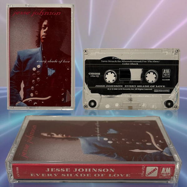 •JESSE JOHNSON - EVERY SHADE OF LOVE• ~1988 OG PRESSING~ (CASSETTE TAPE)