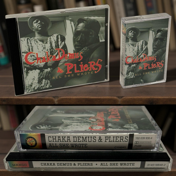 •CHAKA DEMUS & PLIERS - ALL SHE WROTE• ~1993 OG PRESSING~ (CD & CASSETTE TAPE)