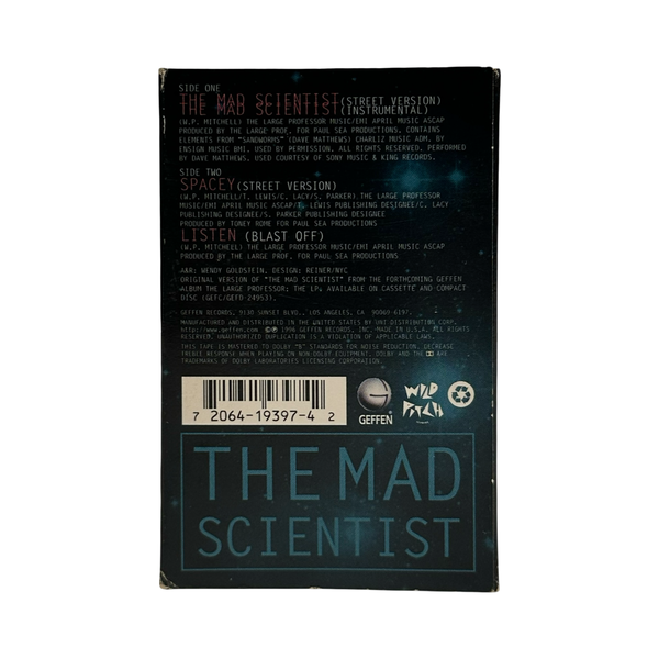 •THE LARGE PROFESSOR - THE MAD SCIENTIST• ~1996 OG MAXI-SINGLE PRESSING~ (CASSETTE TAPE)