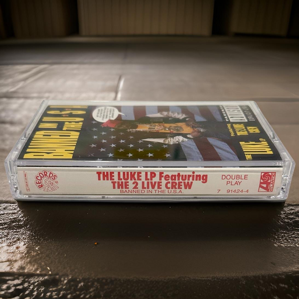 •THE LUKE LP FEATURING THE 2 LIVE CREW - BANNED IN THE U.S.A.• ~1990 OG PRESSING~ (CASSETTE TAPE) (1)