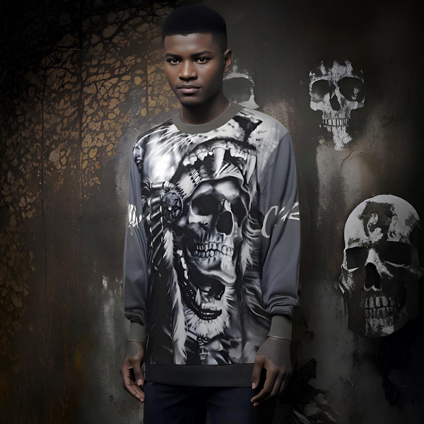 ^CHIEFIN’^ LONG SLEEVE TEES (HEADDRESS)