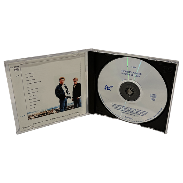 •THE PROCLAIMERS - SUNSHINE ON LEITH• ~1988 OG CANADIAN PRESSINGS~ (CD & CASSETTE TAPE)