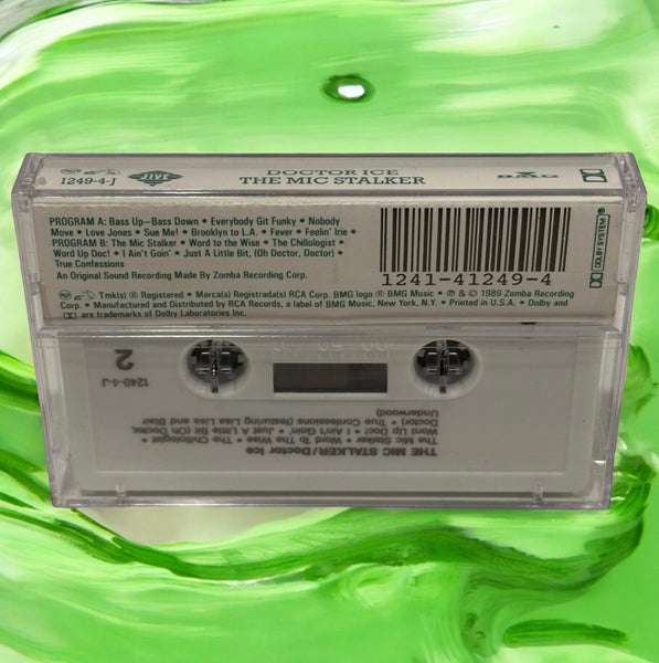 •DOCTOR ICE - THE MIC STALKER• ~1989 OG PRESSING~ (CASSETTE TAPE)