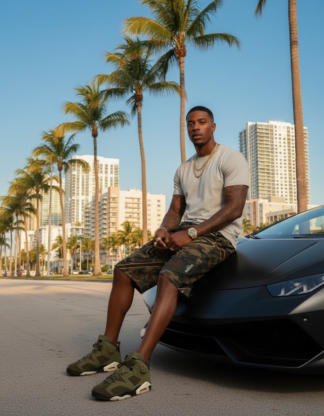 *CROOKS & CASTLES* (CAMOUFLAGE) ~SPLASH SCRIPT~ SUMMER SHORTS